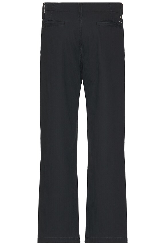 view 2 of 4 Surplus Herringbone Relaxed Trousers in Washed Black