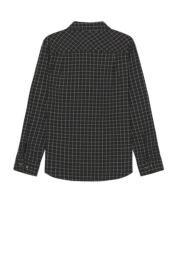 view 2 of 3 Savile Stretch Long Sleeve Shirt in Window Plaid
