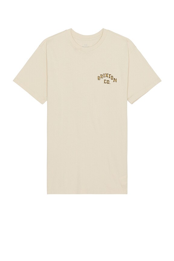 view 2 of 3 Homer Short Sleeve Standard Tee in Cream Classic Wash