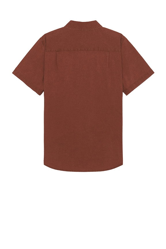 view 2 of 3 Charter Sol Wash Short Sleeve Shirt in Sepia Sol Wash