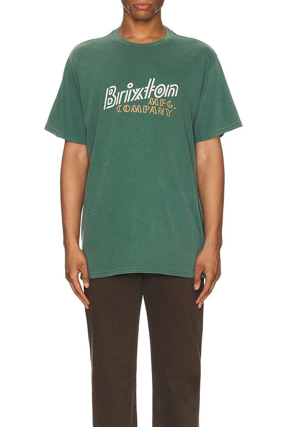 view 3 of 3 티셔츠 in Trekking Green Worn Wash