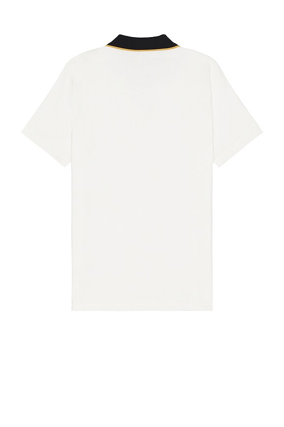 view 2 of 4 Mod Flex Short Sleeve Polo in Off White & Black