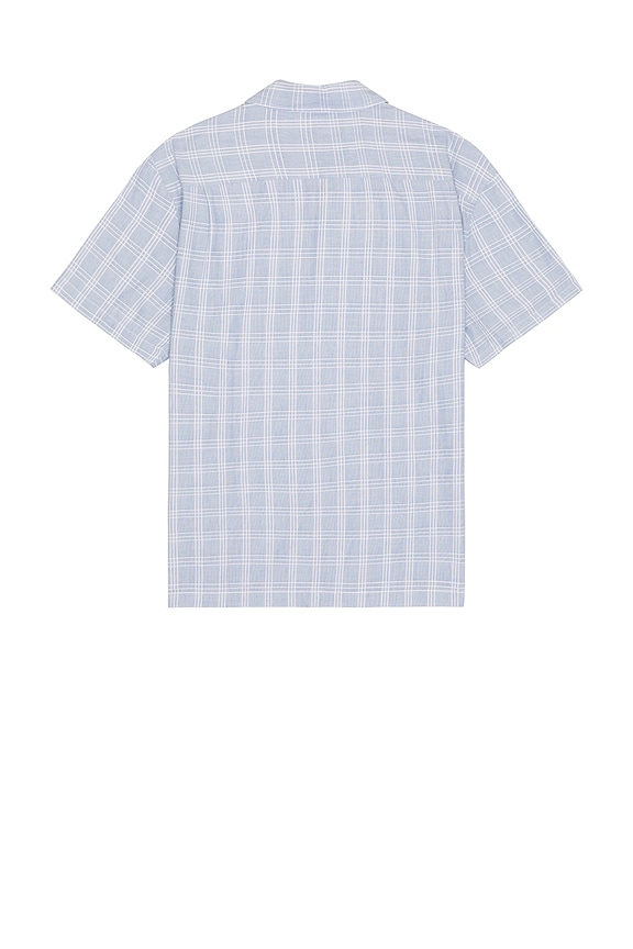 view 2 of 4 CAMISA CRU in Light Blue & White Plaid