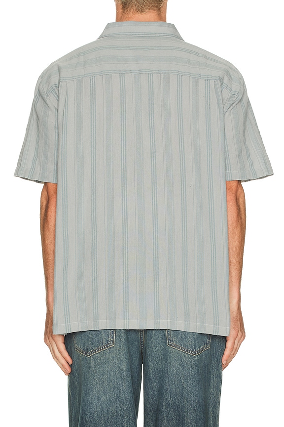view 2 of 5 CRU Striped Dobby Woven Shirt in Trooper