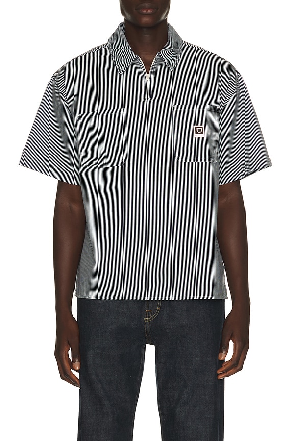 view 1 of 5 CAMISA in Navy & White Stripe