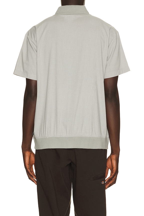 view 2 of 4 Trolly Jacquard Weekend Short Sleeve Polo in Blue Aura