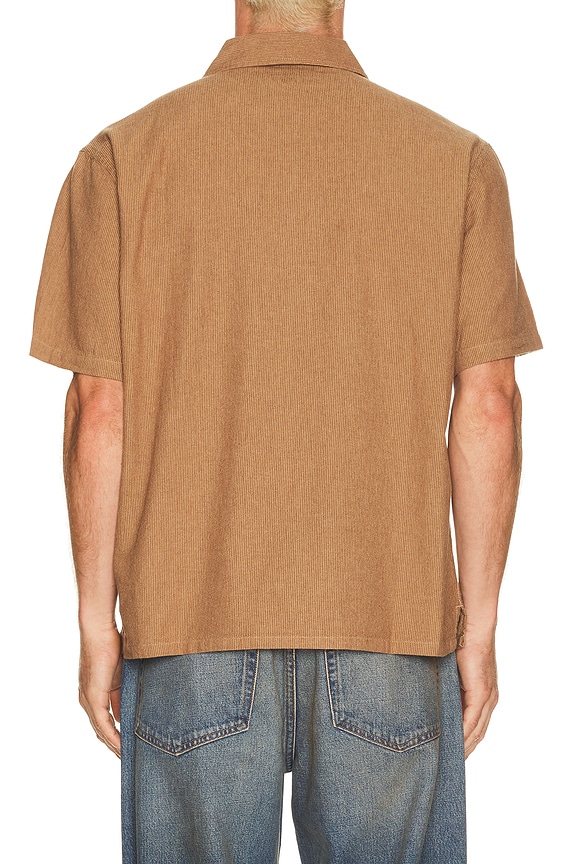 view 2 of 5 CAMISA in Brown & Tan Stripe