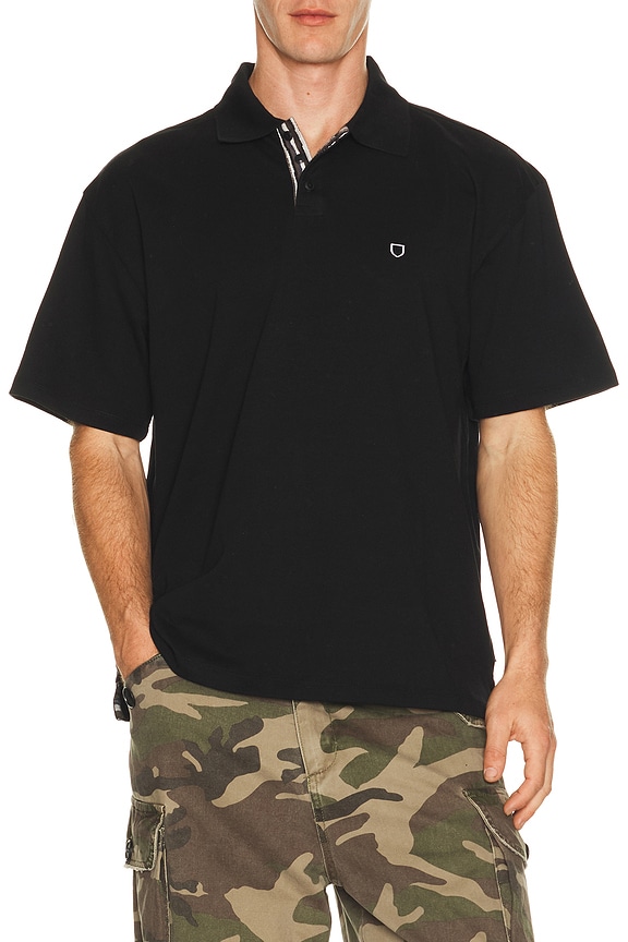 view 1 of 5 Anton Short Sleeve Polo in Black