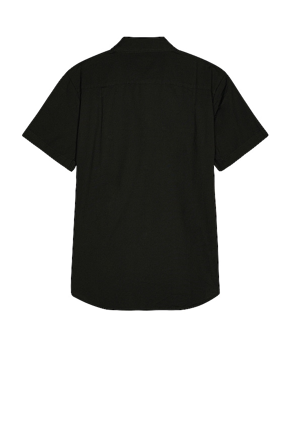 view 2 of 3 Charter Oxford Short Sleeve Woven Button Down in Black