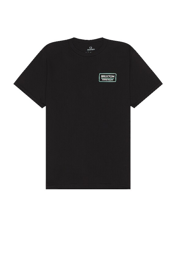 view 2 of 3 Palmer Proper T-shirt in Black, Jade, & Off White
