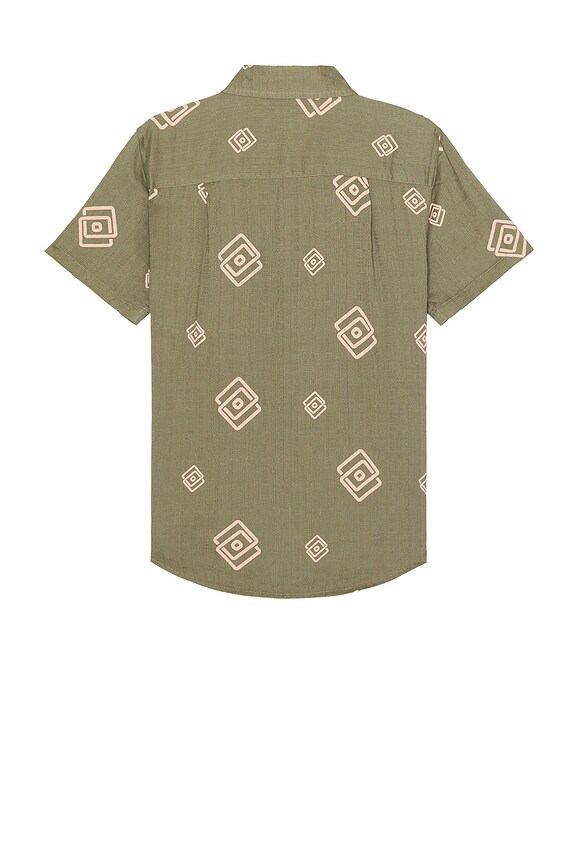 view 2 of 3 CAMISA in Olive Surplus & Coral Pink