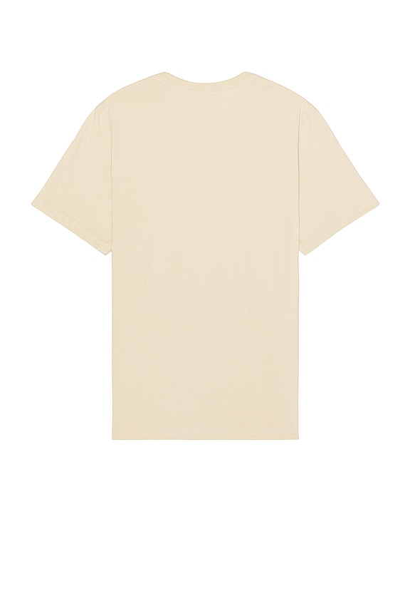view 2 of 3 Alpha Thread Short Sleeve Standard Tee in Cream & Sand