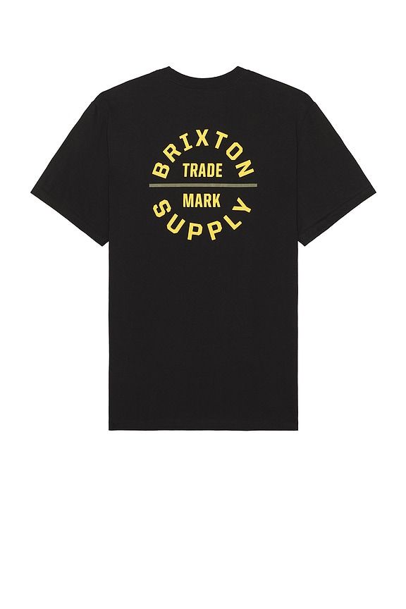 view 2 of 3 Oath V Tee in Black, Bright Gold & Olive Surplus