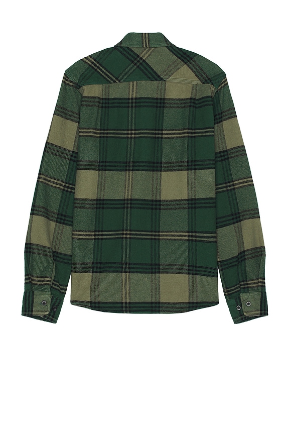 view 2 of 4 Bowery Heavy Weight Flannel in Pine Needle & Olive Surplus