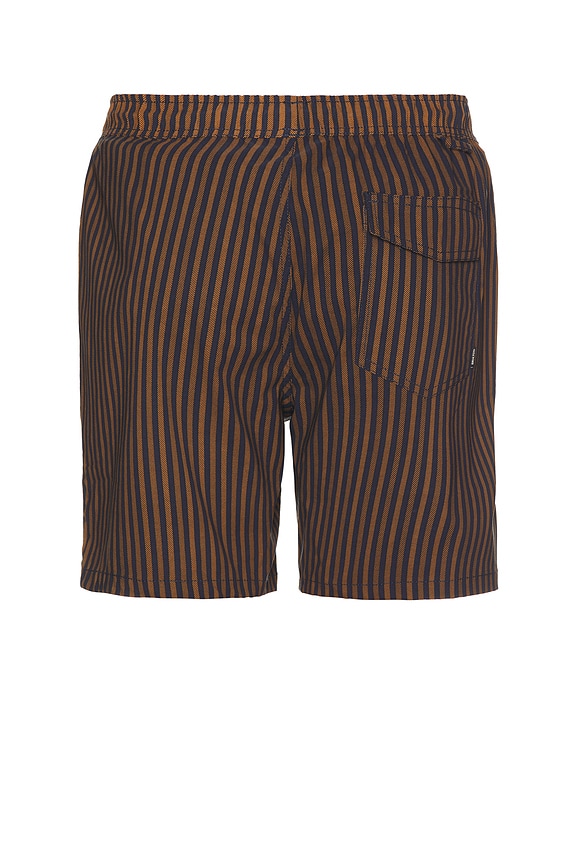 view 2 of 6 Everyday Stretch Hybrid Short in Washed Navy & Sunbaked Herringbone