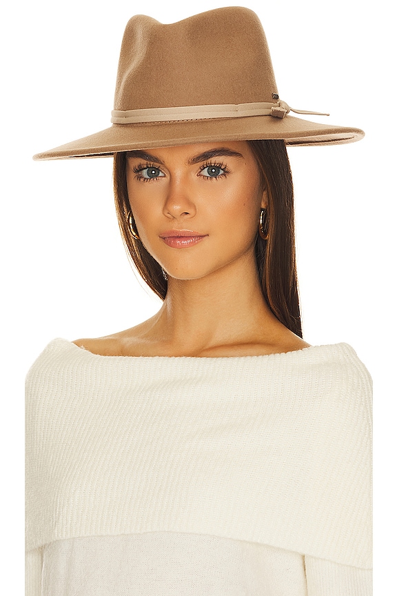 view 1 of 4 Joanna Felt Packable Hat in Mojave & Safari