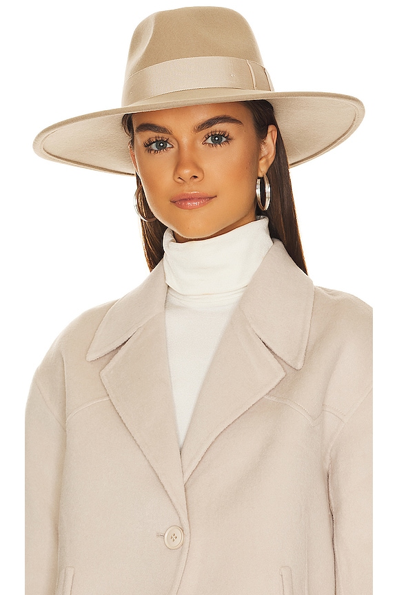 Brixton Joanna Felt Hat in Light Fawn | REVOLVE