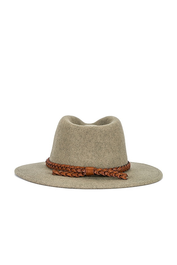 view 2 of 2 Messer Western Fedora in Heather Natural