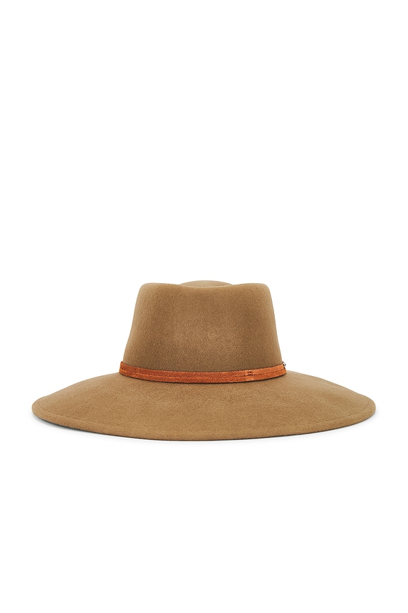 view 2 of 4 Brenton Convertabrim Fedora in Tobacco Brown