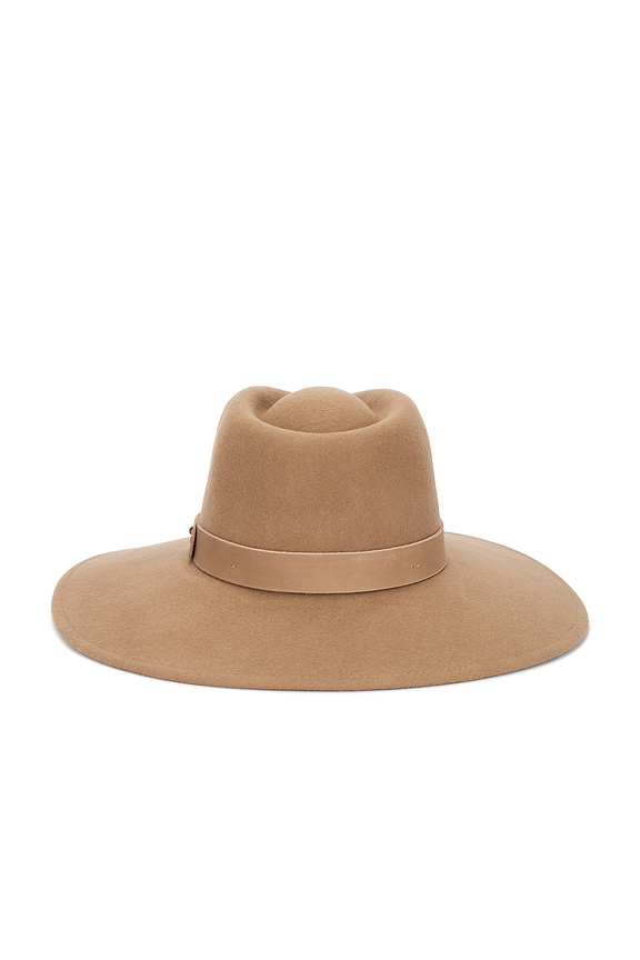 view 2 of 3 Eleanor Felt Packable Hat in Tan