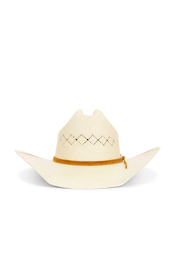 view 2 of 3 Laredo Panama Straw Cowboy Hat in Catalina Sand