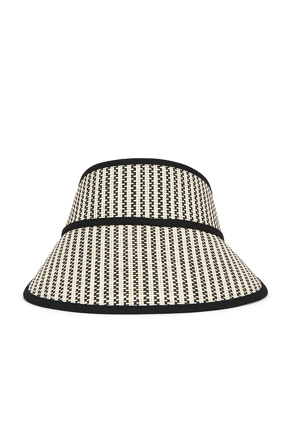 view 1 of 3 VISERA DE PAJA NEWPORT in Black & Natural