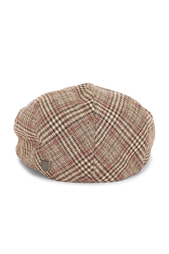 view 2 of 4 Hooligan Snap Cap in Brown, Tan & Red Plaid