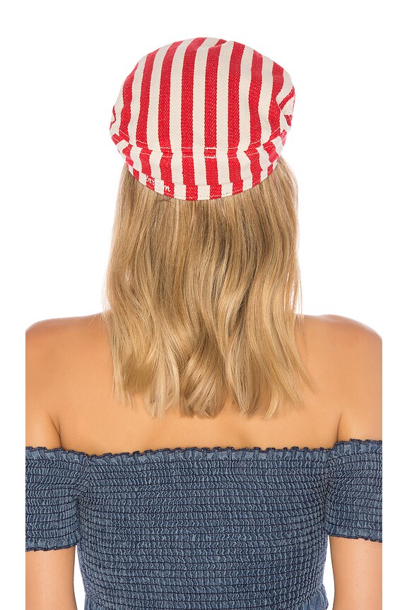 view 2 of 3 FIDDLER 모자 in Red & Natural