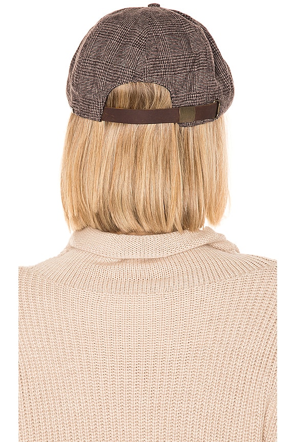 view 2 of 3 Brood Adjustable Snap Cap in Brown & Tan