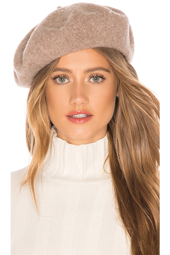 view 1 of 3 Audrey Beret in Heather Natural