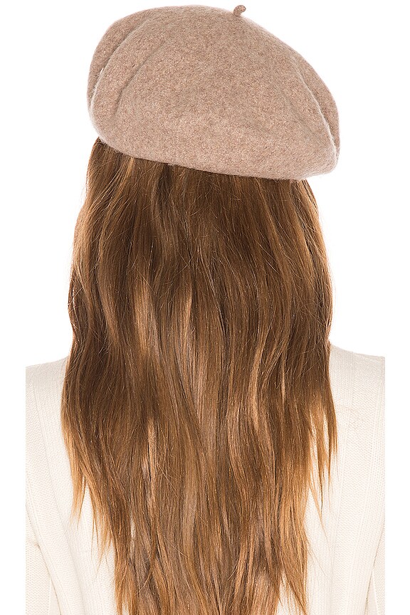 view 2 of 3 Audrey Beret in Heather Natural
