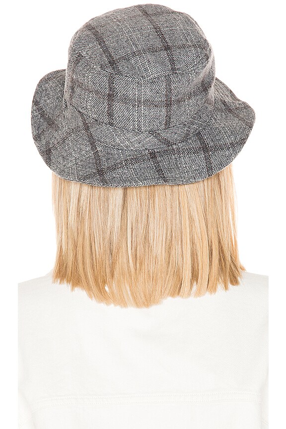 view 2 of 3 Hardy Bucket Hat in Grey Plaid