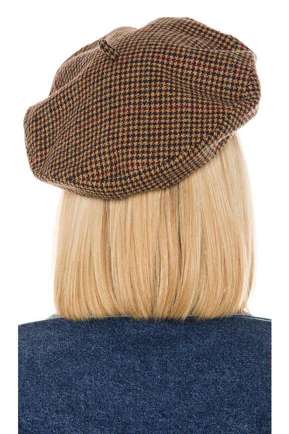 view 2 of 3 Audrey II Beret in Multi Plaid