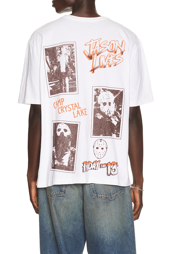 view 2 of 4 Friday The 13th Tee in White