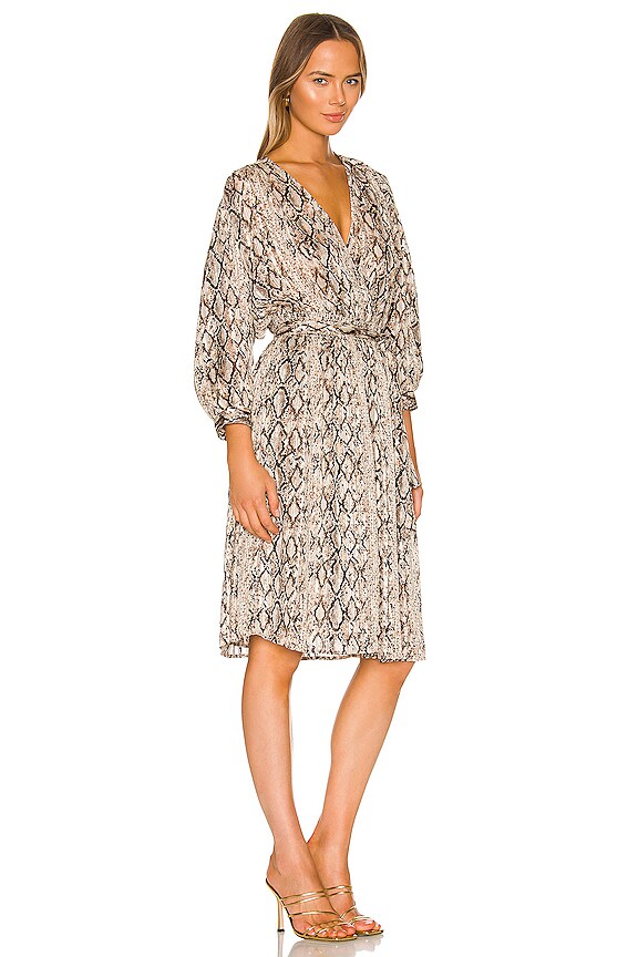 view 2 of 4 Olivia Dress in Metallic Python