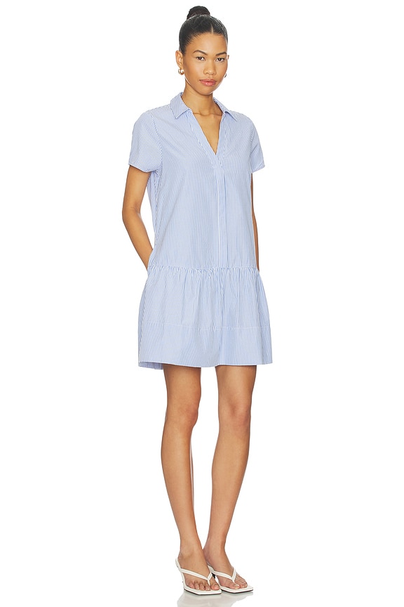 view 2 of 4 Antibes Dress in Blue Stripe