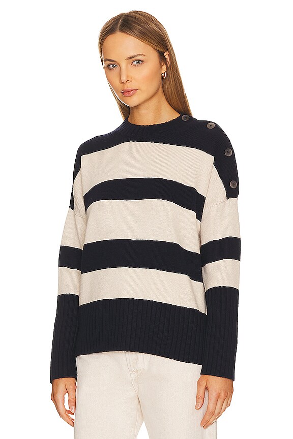 view 2 of 4 Cy Stripe Sweater in Atlas Stripe