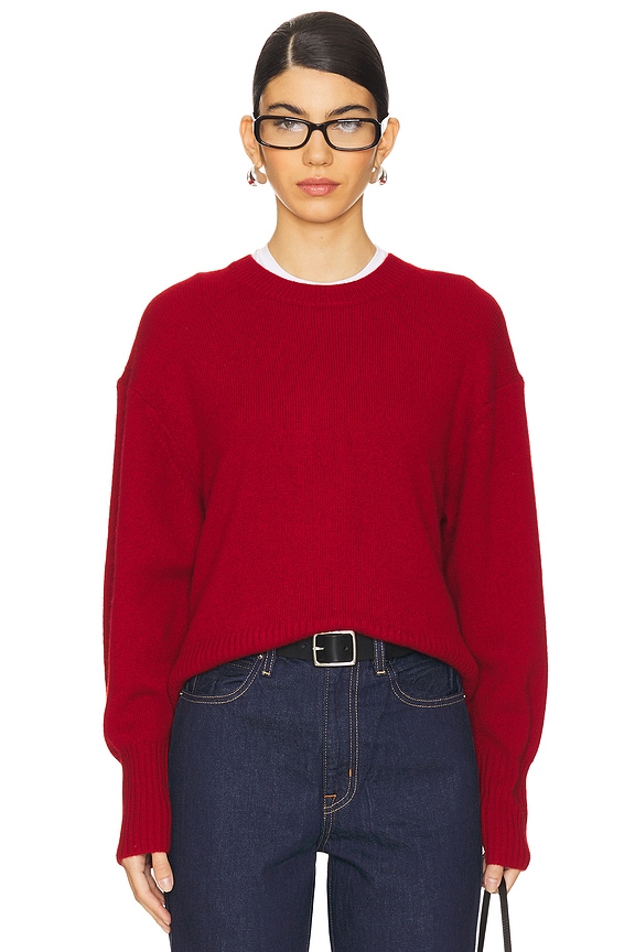 view 2 of 5 Onda Sweater in Crimson