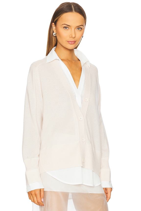 view 2 of 4 GILET DOUBLE ÉPAISSEUR CALLIE in Almond