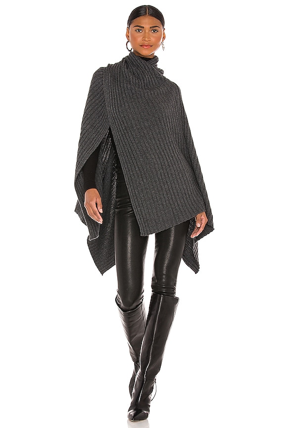 view 1 of 5 Olssen Wrap in Dark Charcoal Melange