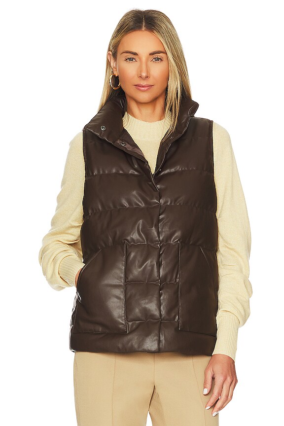 view 2 of 5 GILET ANDERS in Carob
