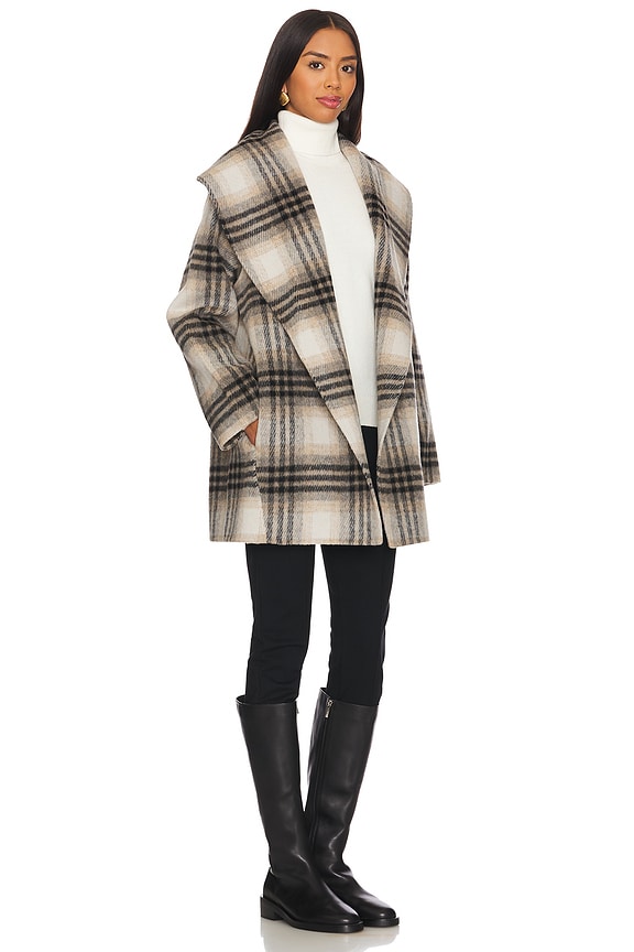 view 2 of 3 MANTEAU À CARREAUX in Heritage Plaid