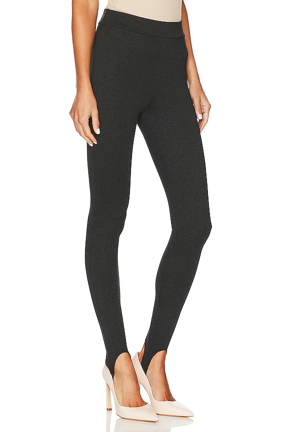 view 2 of 4 ЛЕГГИНСЫ STIRRUP in Dark Charcoal Melange