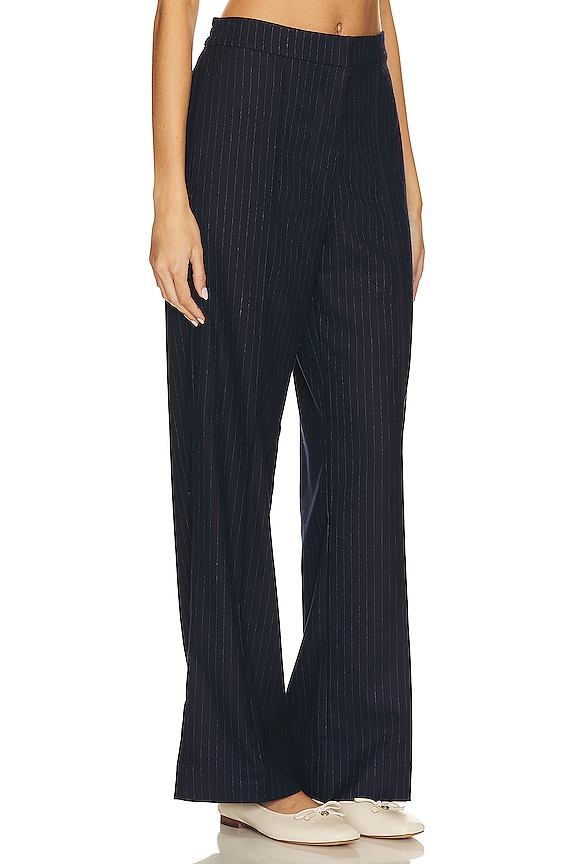 view 2 of 5 PANTALÓN OLENA in Baltic Pinstripe