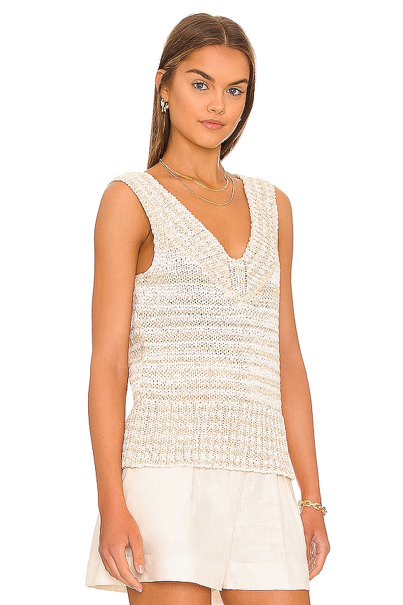 view 2 of 4 Mai Sueded Ribbon Top in Solstice