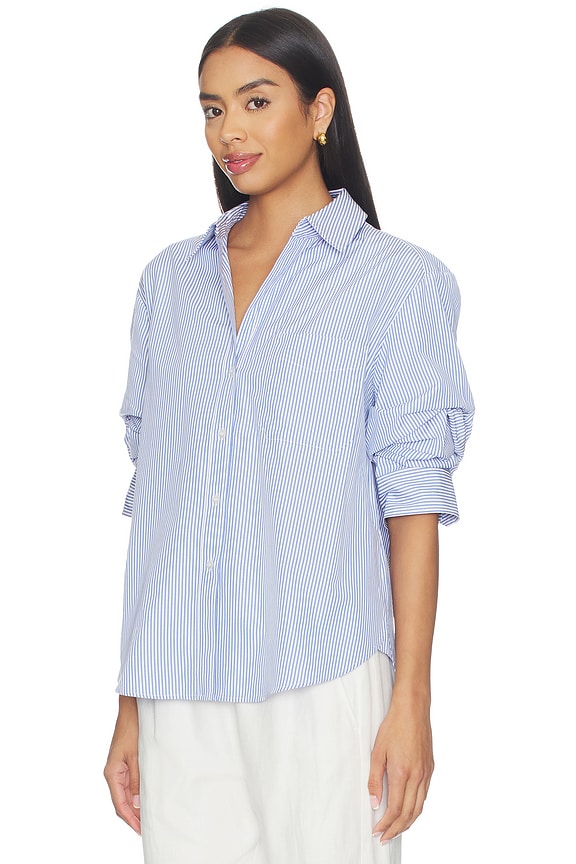 view 2 of 5 Pia Shirt in Blue Stripe