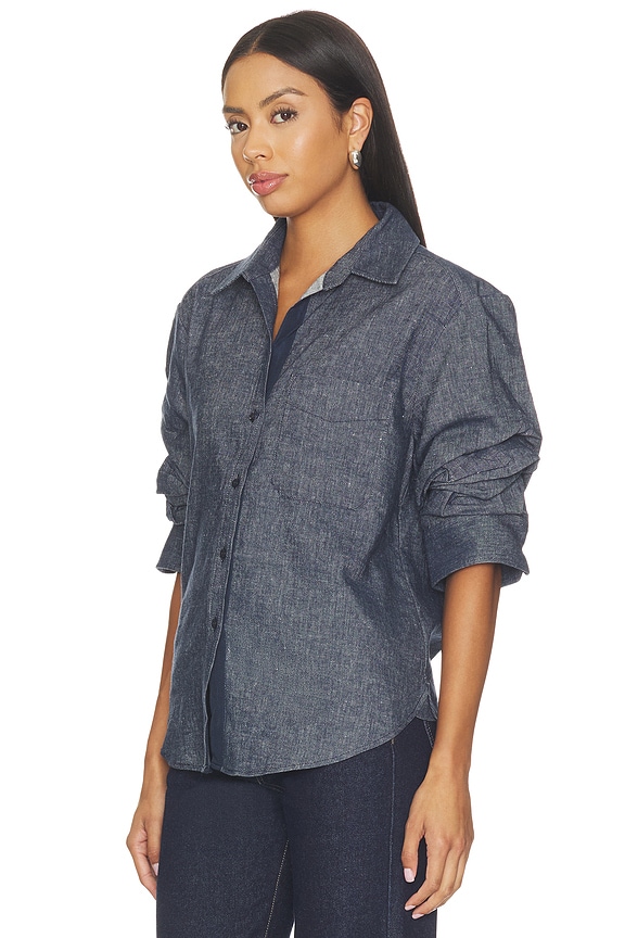 view 2 of 4 Pia Denim Shirt in Indigo