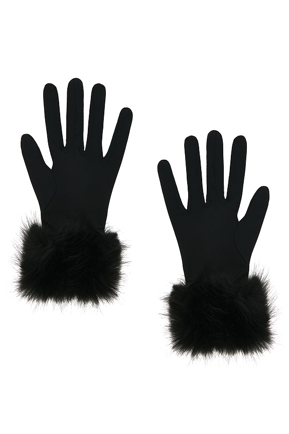 view 2 of 2 Short Spandex Glove in Black