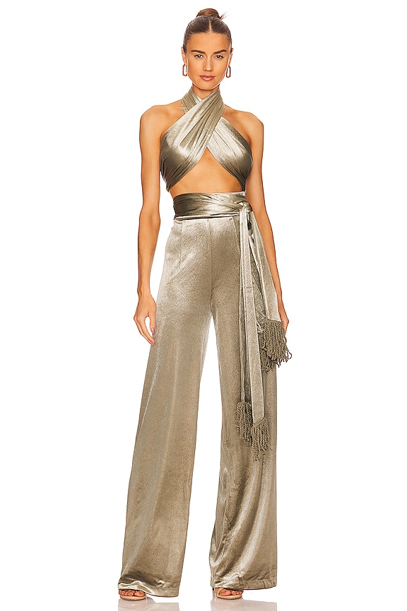view 1 of 3 Cleopatra Jumpsuit in Mint