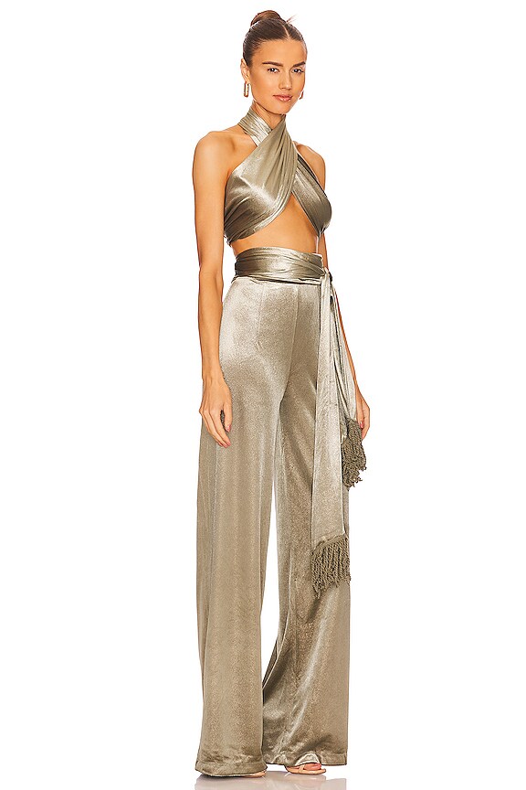 view 2 of 3 Cleopatra Jumpsuit in Mint
